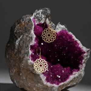 Artisan Gold-Plated Spiral Hoop Earrings – Elegant Minimal Bohemian Design