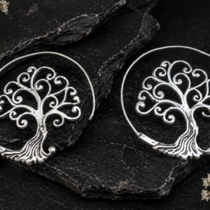 Handcrafted Silver Hoop Earrings | Elegant Filigree Statement Earrings for Women